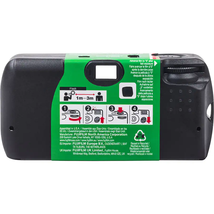 Fujifilm 3xFUJIFILM QuickSnap Flash 400 Disposable Camera (27 Exposures ...