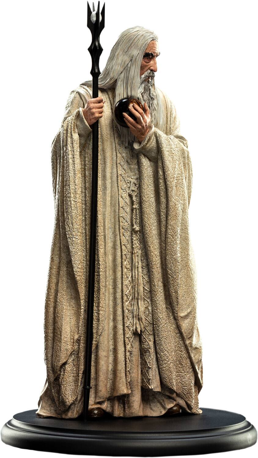 Alt View 3. Weta Workshop - WETA Workshop Polystone - The Lord of The Rings Trilogy - Saruman the White Statue   - COLLECTIBLES - Multicolor.