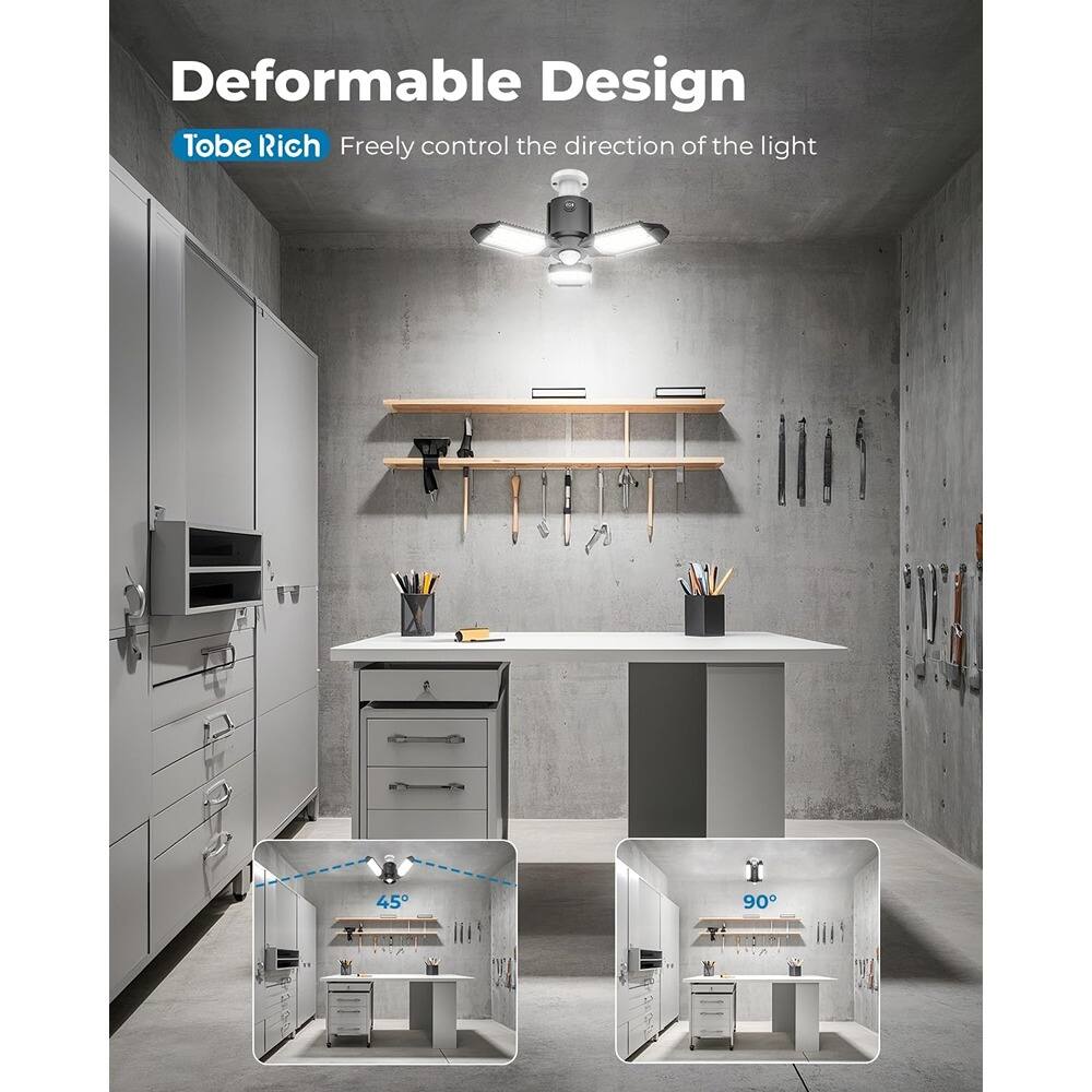 Deformable Design  
Tobe Rich  
Freely control the direction of the light  

45°  
90°