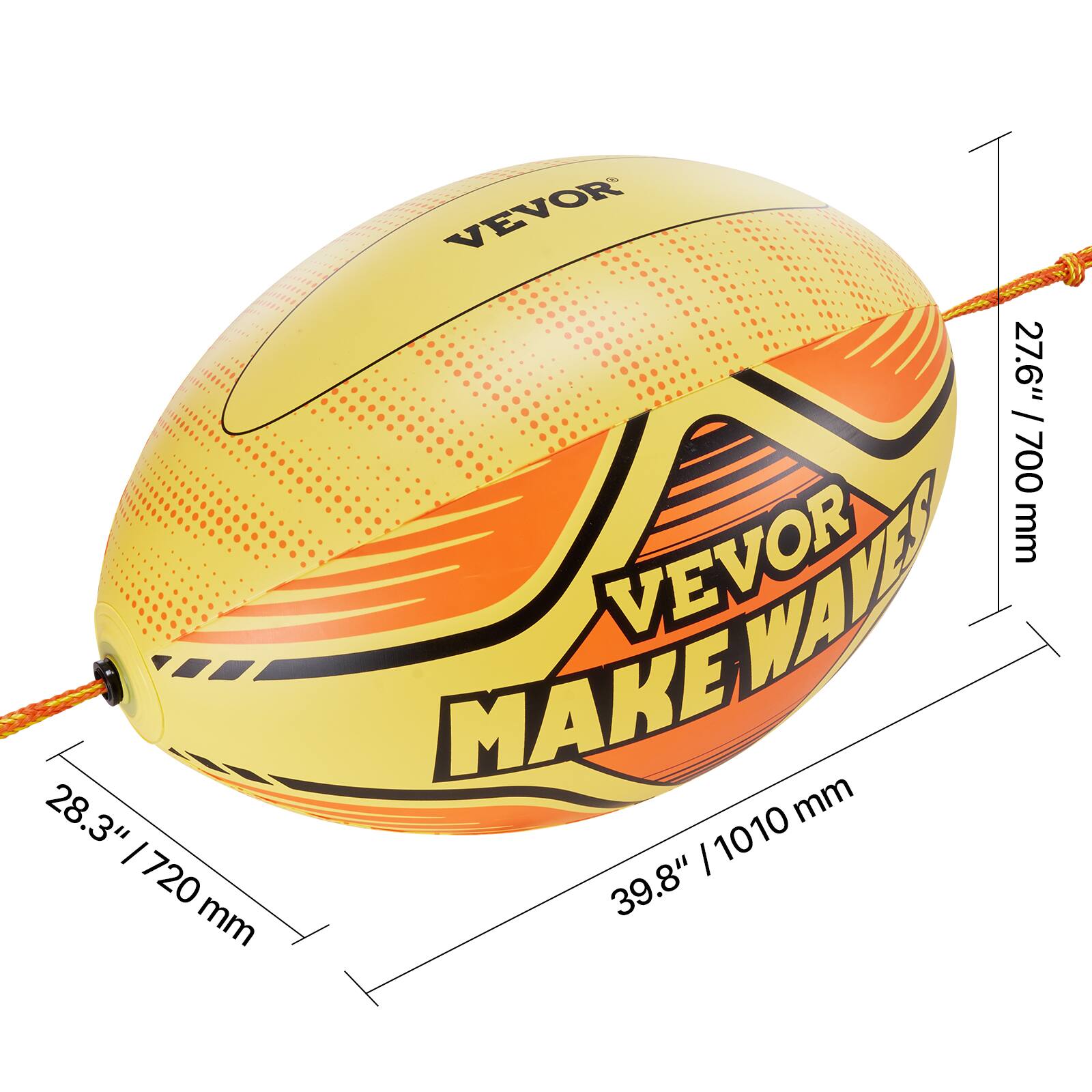 28.3" / 720 mm
VEVOR
27.6" / 700 mm
VEVOR
39.8" / 1010 mm
MAKE WAVE