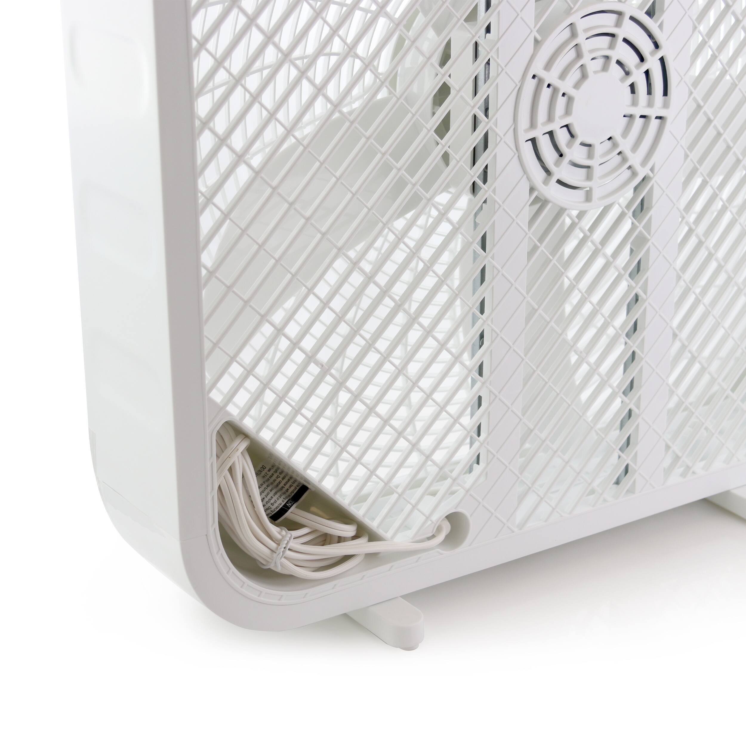 Alt View 1. Impress - Impress 20-Inch 3-Speed Box Fan in White - White.