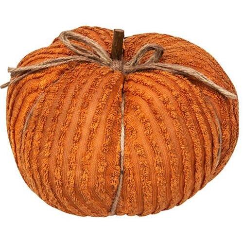 BreeBe - 9-1/2" Chenille Pumpkin - Orange