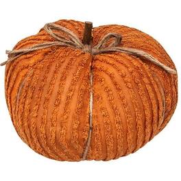 BreeBe - 9-1/2" Chenille Pumpkin - Orange
