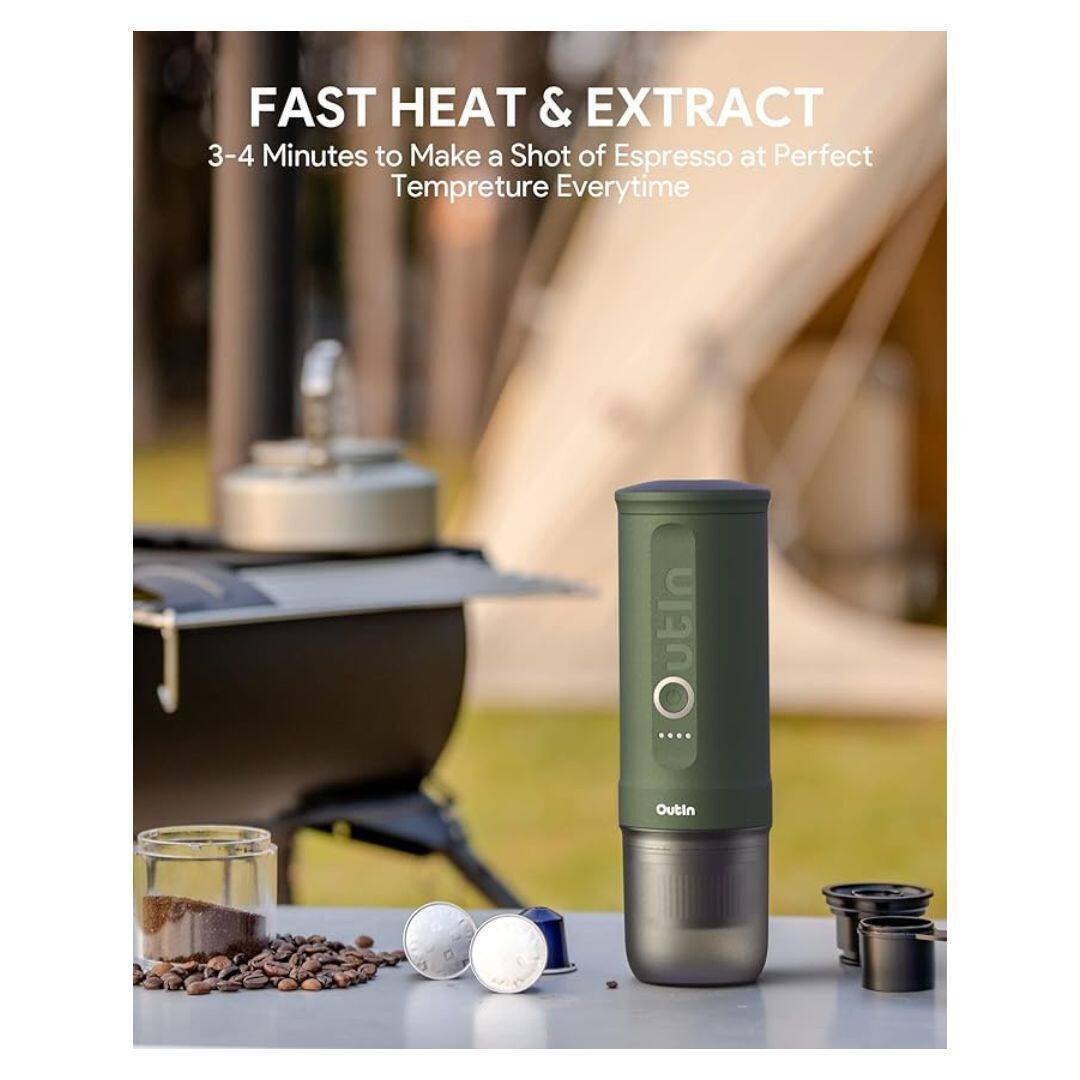 FAST HEAT & EXTRACT  
3-4 Minutes to Make a Shot of Espresso at Perfect Temperature Everytime