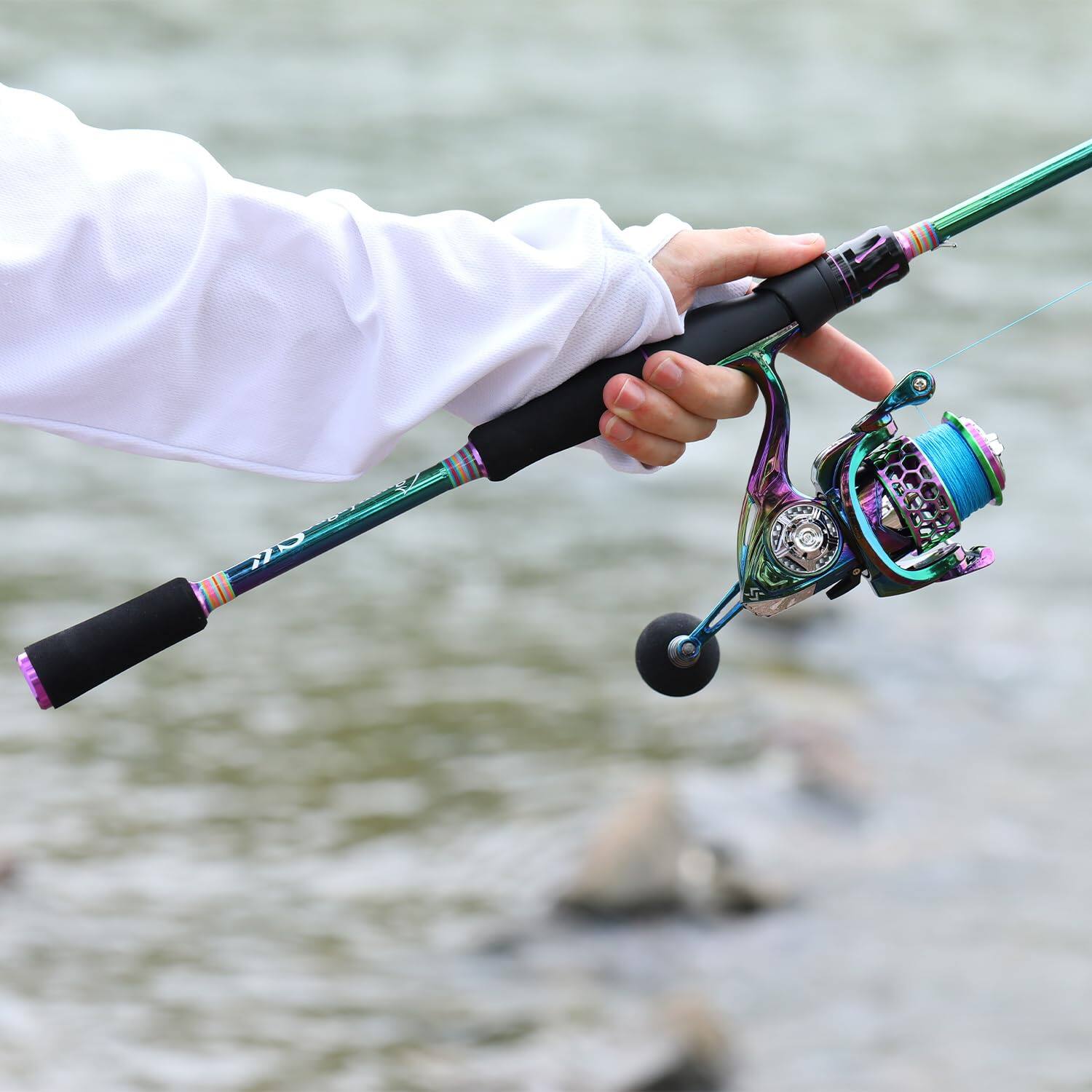 Alt View 7. NICHOLAS KLEIN - Spinning Fishing Reel Rod Combo Two Pieces - Spinning Combo with LY1000 Reel 1.8/5'10''.