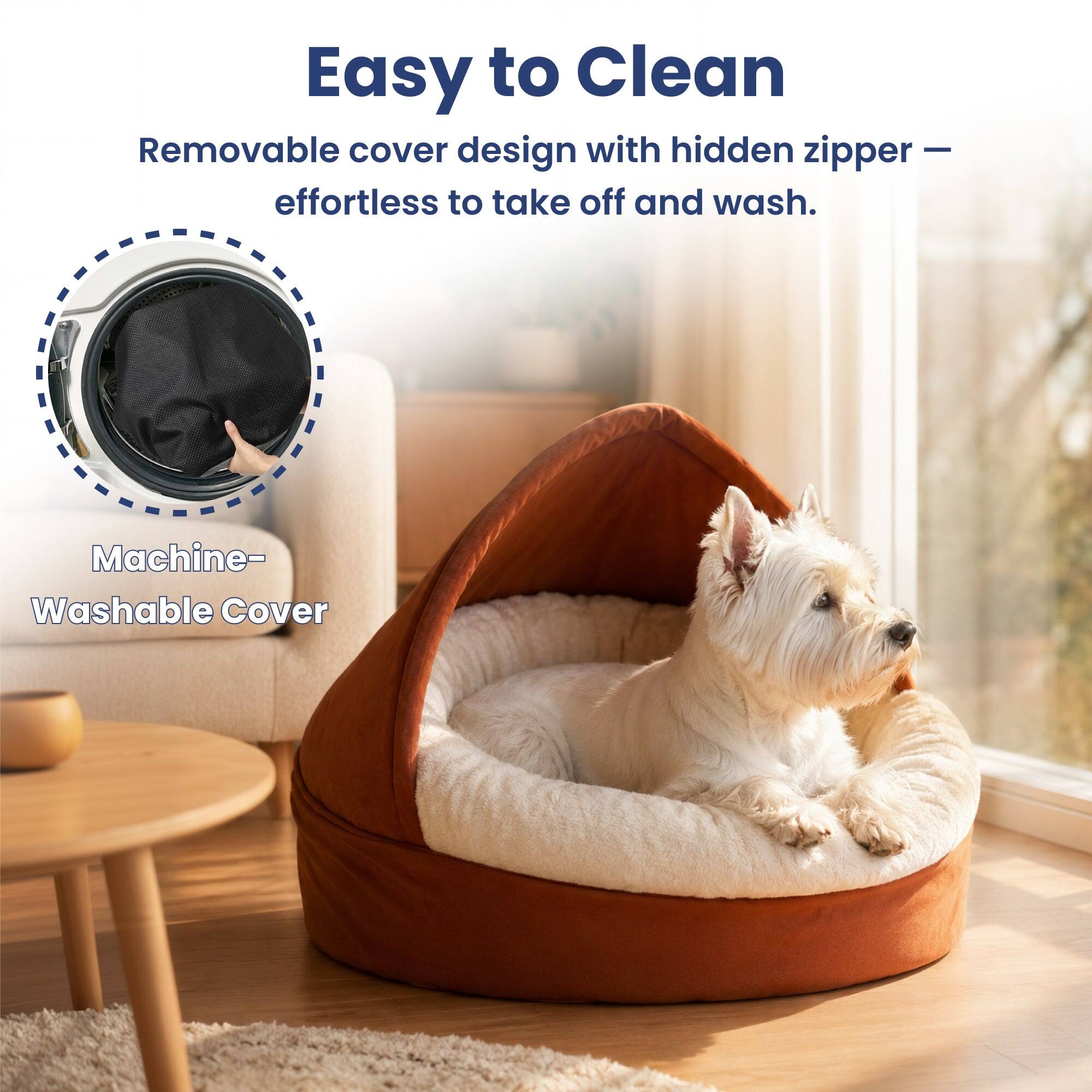 Easy to Clean  
Removable cover design with hidden zipper – effortless to take off and wash.  
Machine-Washable Cover
