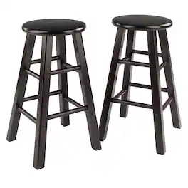 Winsome Wood - Element 2-Pc Counter Stool Set - Espresso