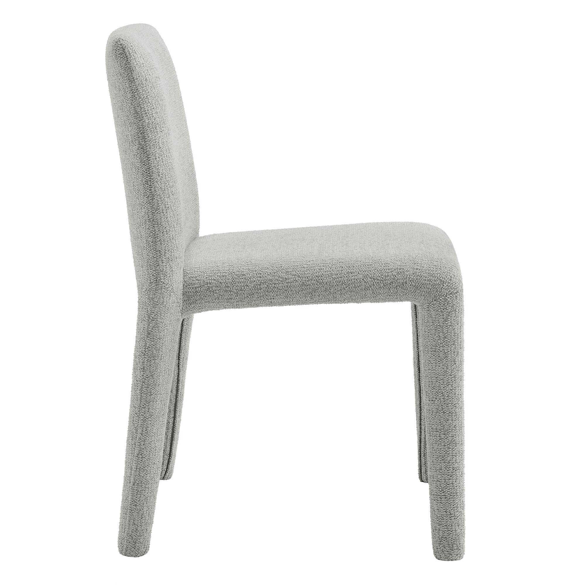 Alt View 1. Modway - Rhodes Fabric Upholstered Dining Chair by Modway - Gray.