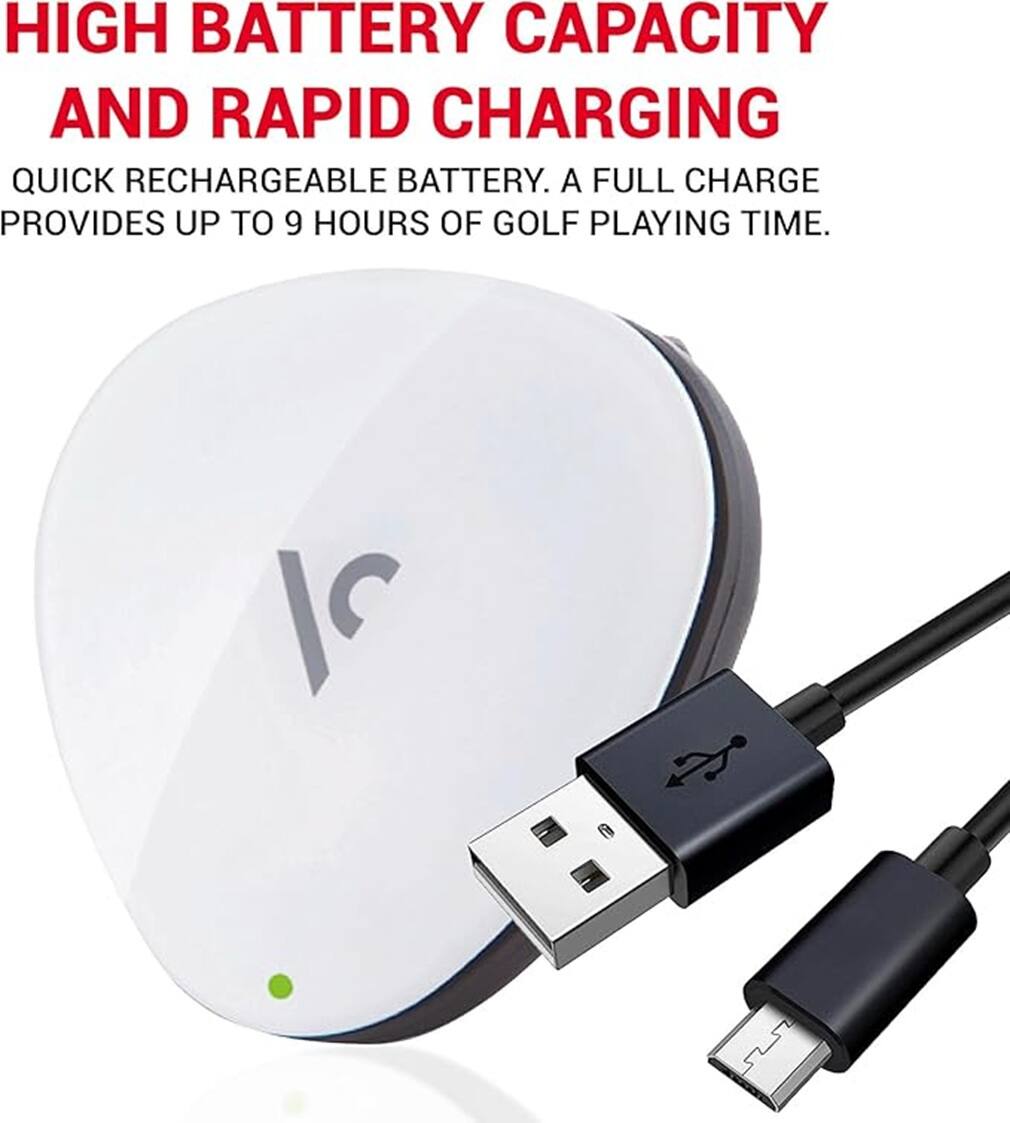 HIGH BATTERY CAPACITY AND RAPID CHARGING

QUICK RECHARGEABLE BATTERY. A FULL CHARGE PROVIDES UP TO 9 HOURS OF GOLF PLAYING TIME.
