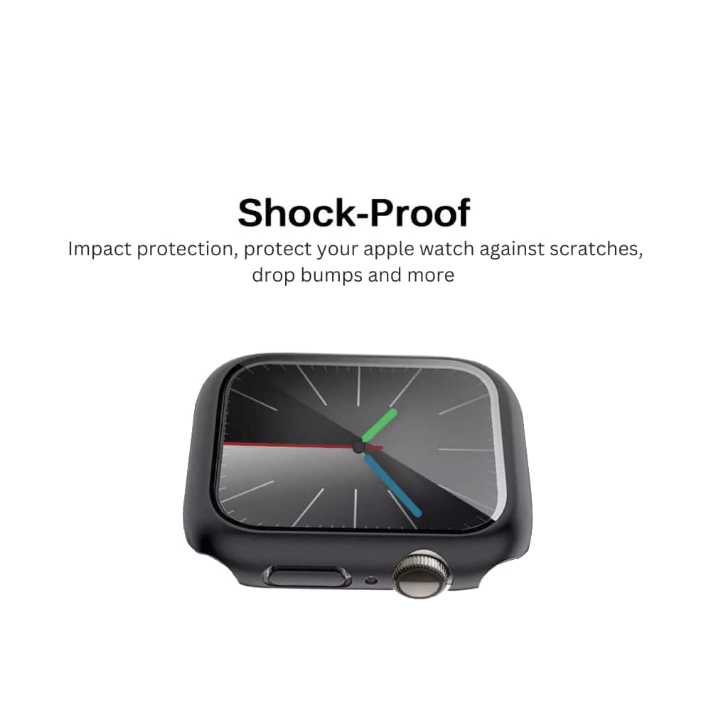 Shock-Proof
Impact protection, protect your apple watch against scratches, drop bumps and more
