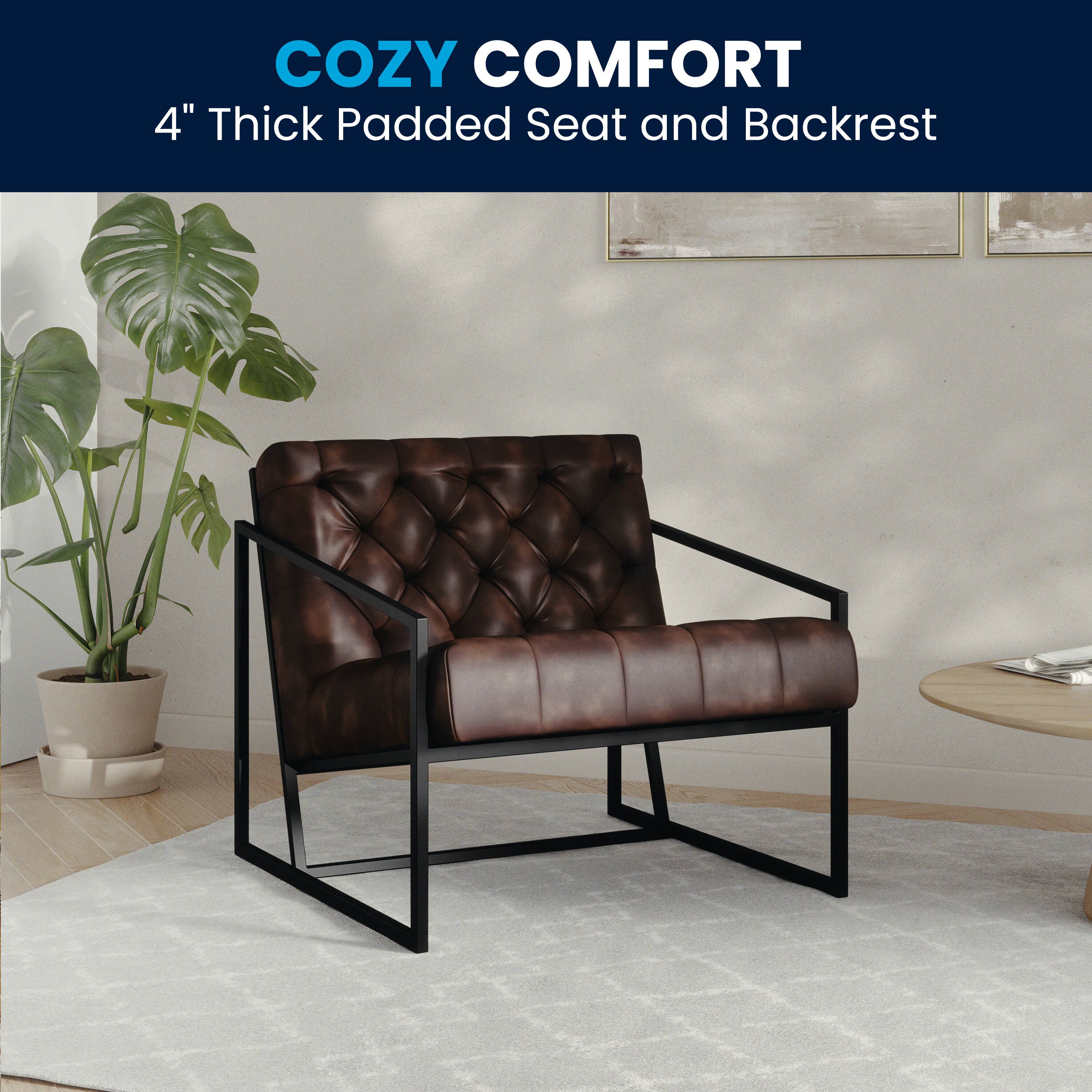 COZY COMFORT  
4" Thick Padded Seat and Backrest