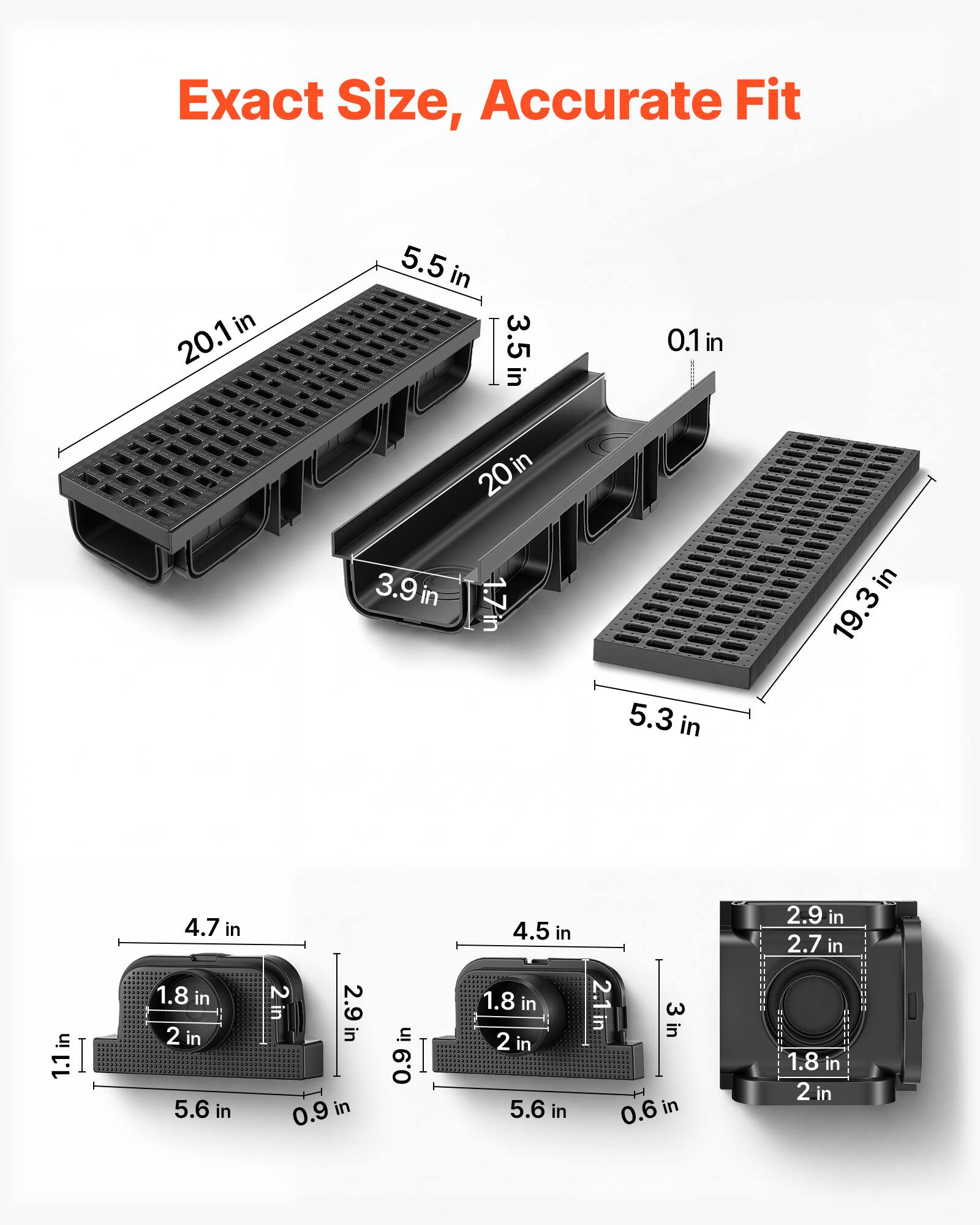 Exact Size, Accurate Fit

20.1 in x 5.5 in x 3.5 in

20 in x 0.1 in x 3.9 in

19.3 in x 5.3 in x 1.7 in

1.1 in x 4.7 in x 1.8 in

2 in x 5.6 in x 2.9 in

0.9 in x 0.9 in

4.5 in x 1.8 in x 2 in

2.1 in x 3 in x 0.6 in

2.9 in x 2.7 in x 1.8 in