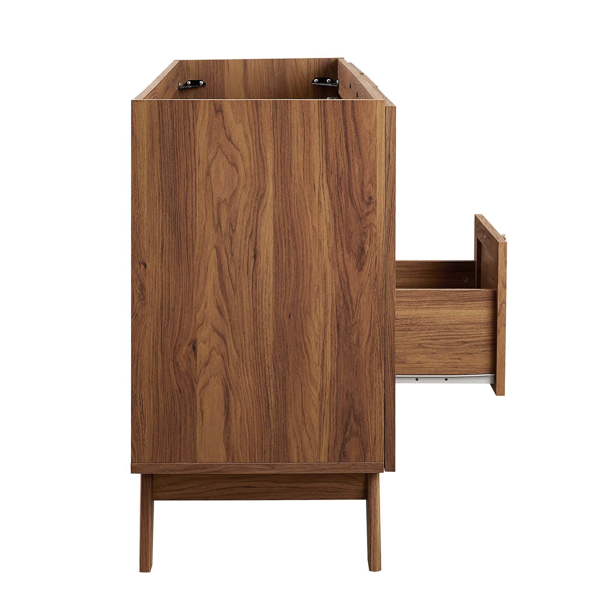 Alt View 7. Modway - Soma Bathroom Cabinet Basin Not Included by Modway - Walnut.
