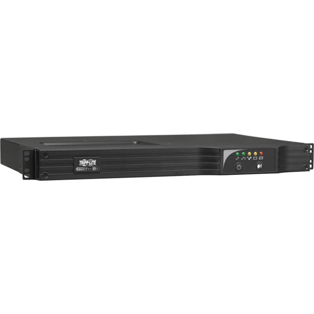 Eaton Tripp Lite Series 500VA 300W 120V Line-Interactive UPS - 6 NEMA 5-15R Outlets, USB, DB9, Network Card Option, 1U - Black price history on PriceWatchPro
