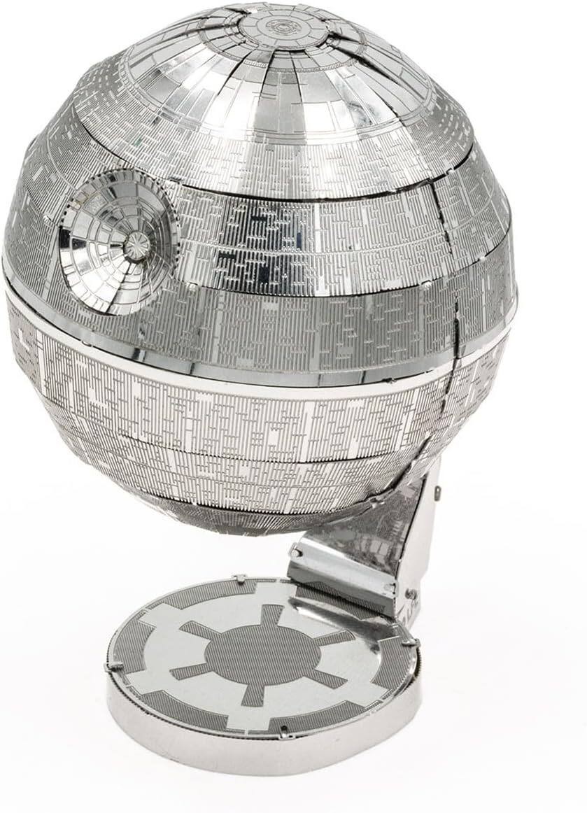 Alt View 1. Metal Earth - Metal Earth Star Wars Death Star 3D Metal Model Kit Fascinations - Silver.