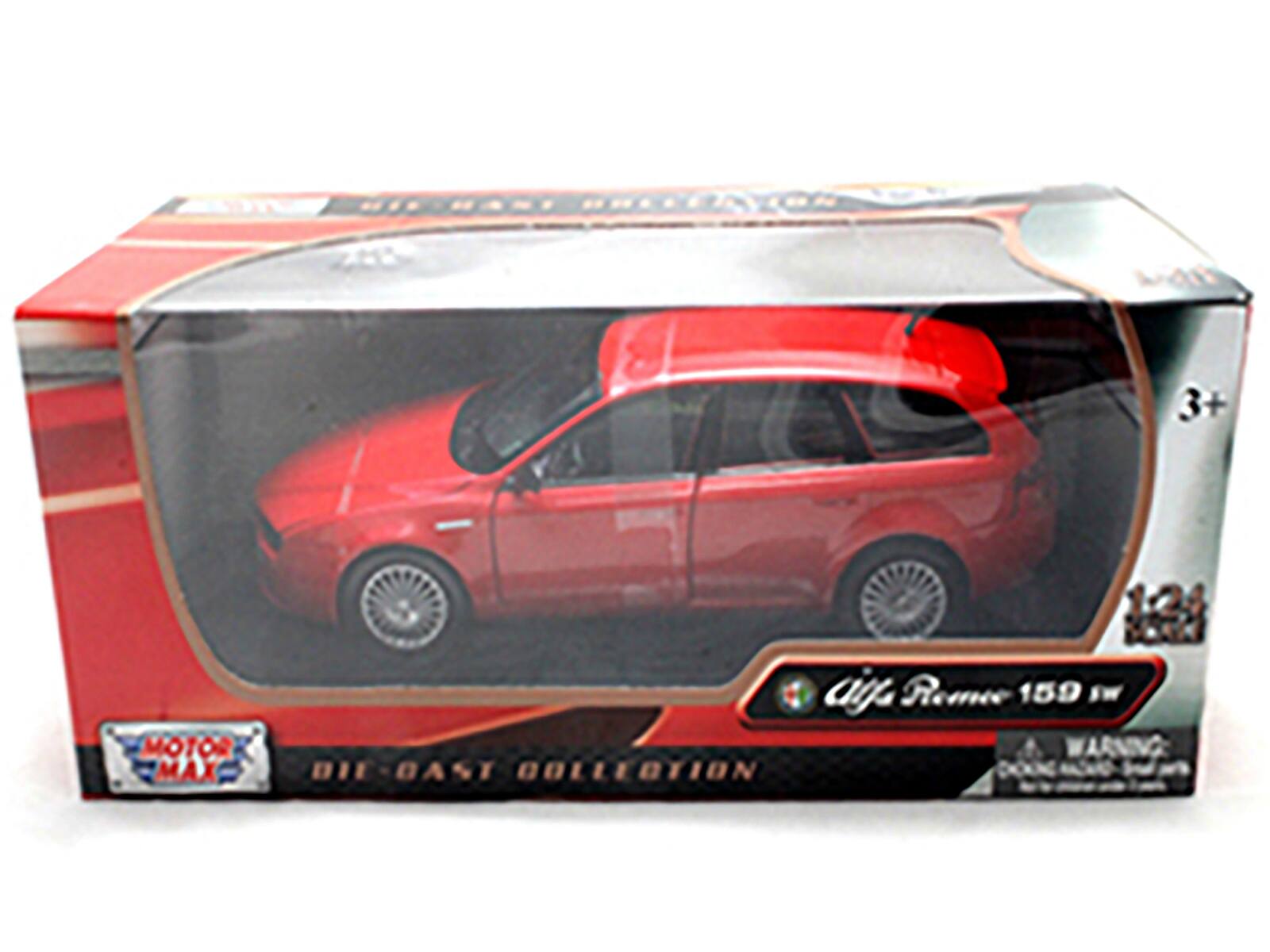 3+ 1:24 200 Alfa Romeo 159 FW MOTOR MAX DIE-CAST DIE COLLECTION