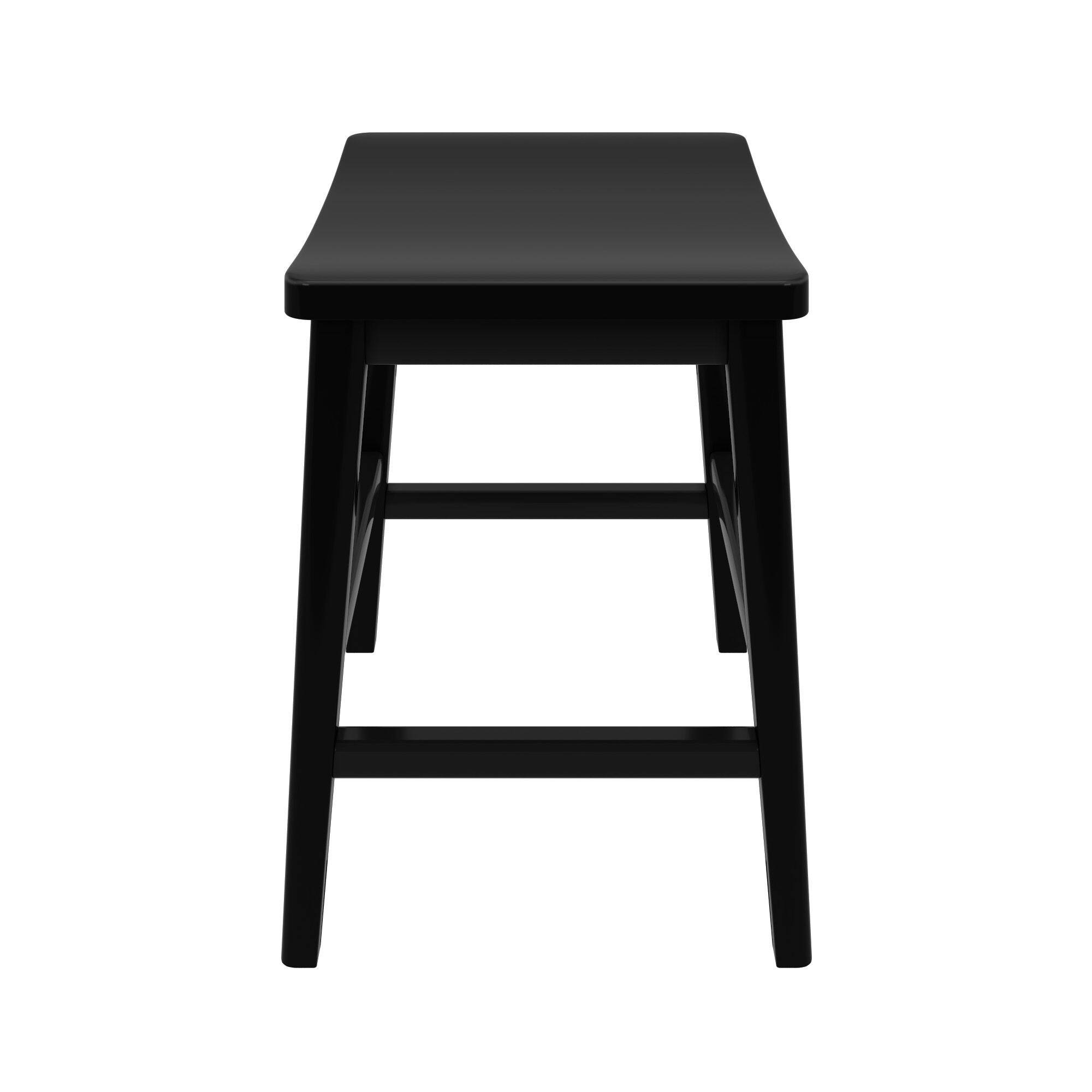 Alt View 8. Plank+Beam - Smythe Stool Chair Height, (18in) - 4 pack, Black - Black.