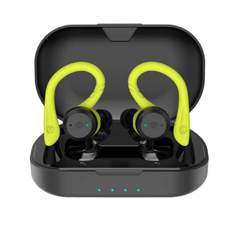 SKRAN - Bluetooth Headphones True Wireless Earbuds- Stereo Sound Earphones,in-Ear Headsets ,for Sport Running - Green