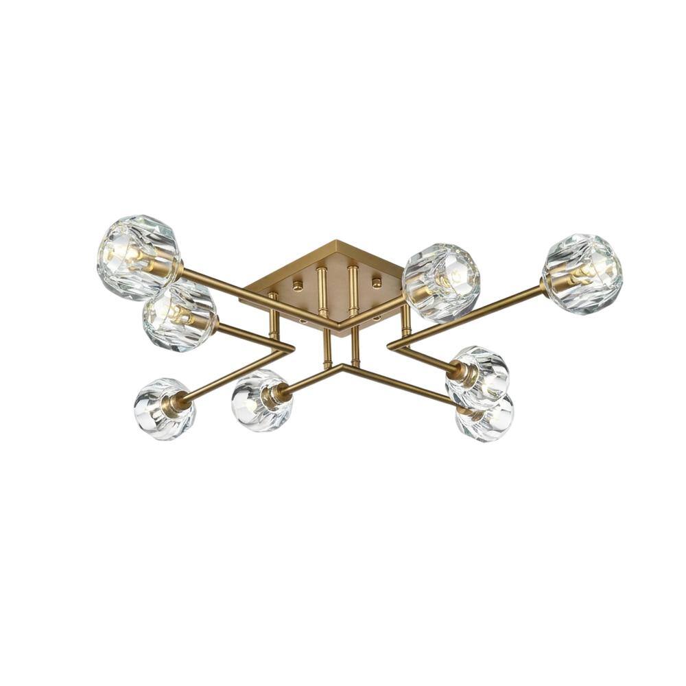 Elegant Lighting - Eren 31 inch Flush Mount - Satin Gold price history on PriceWatchPro