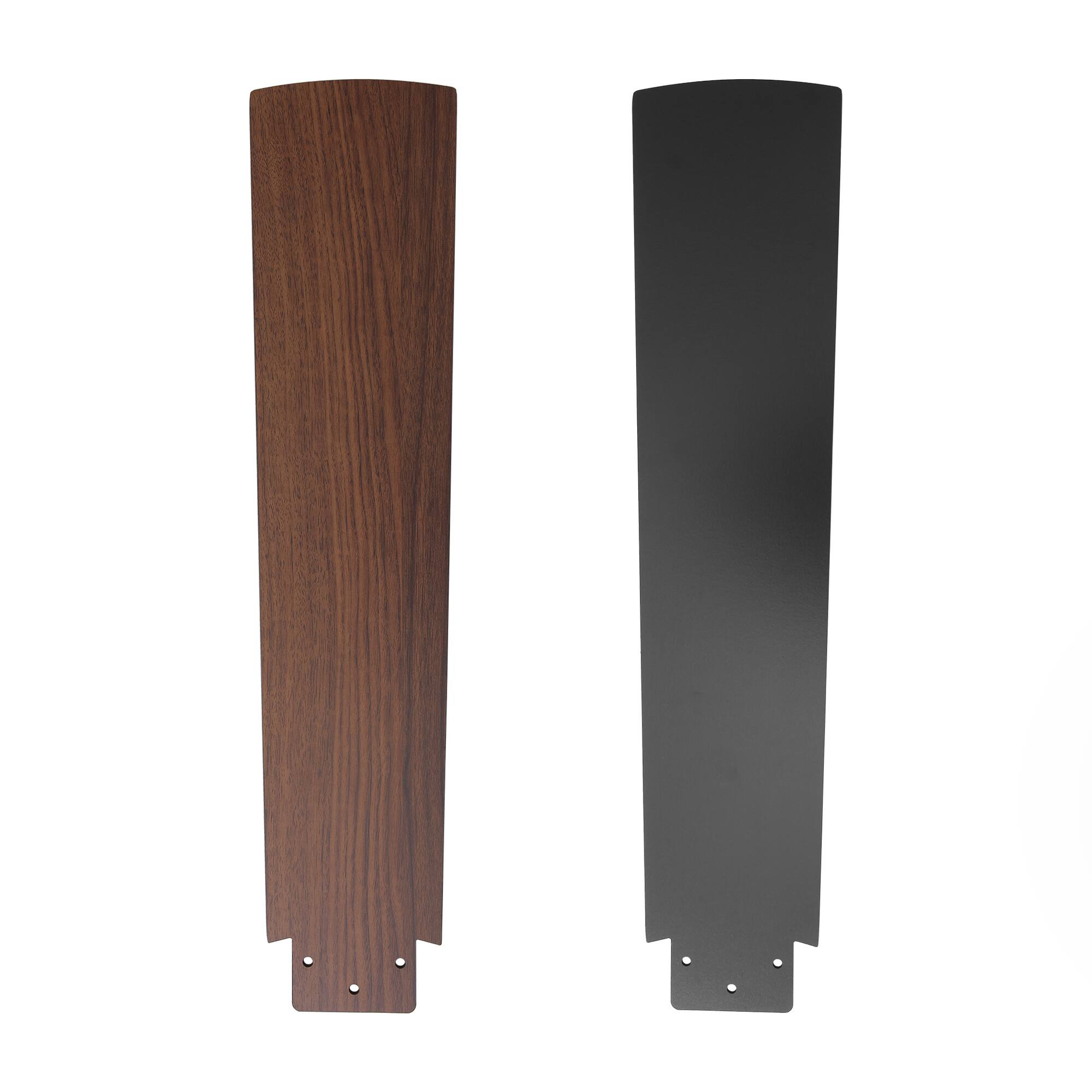 Alt View 6. Vaczon - Modern 48-inch 5-Blade Ceiling Fan with LED Lights and Remote Control - Black.