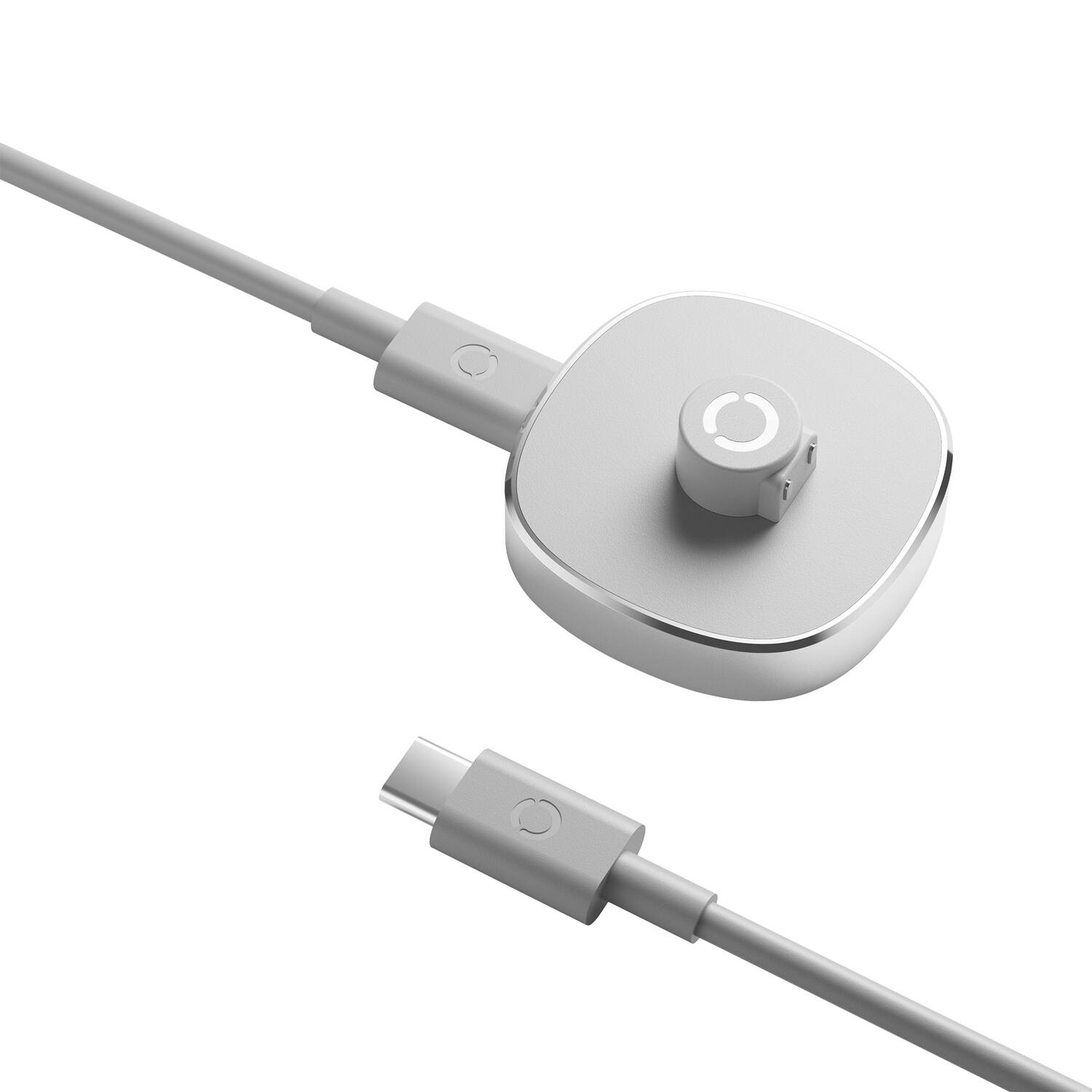 Alt View 9. RINGCONN - Gen 2 Air Ultra-Thin Smart Ring, Health Tracking, AI for Proactive Wellness, Size 6 - Galaxy Silver.