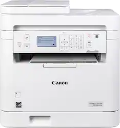 Canon - imageCLASS MF284dw Wireless Black-and- All-In-One Laser Printer with ADF - White - Front_Zoom