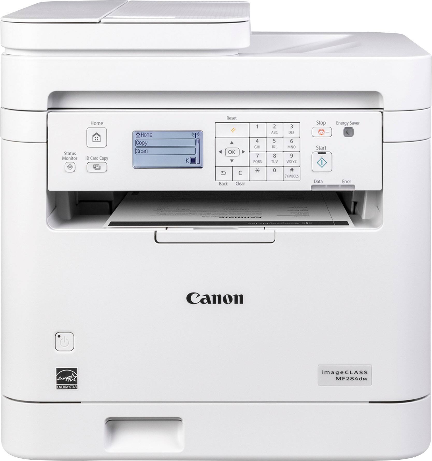 Canon - imageCLASS MF284dw Wireless Black-and- All-In-One Laser Printer with ADF - White