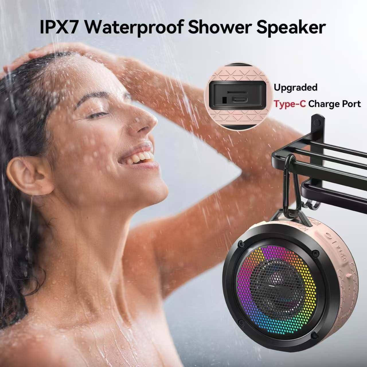 IPX7 Waterproof Shower Speaker

Upgraded Type-C Charge Port