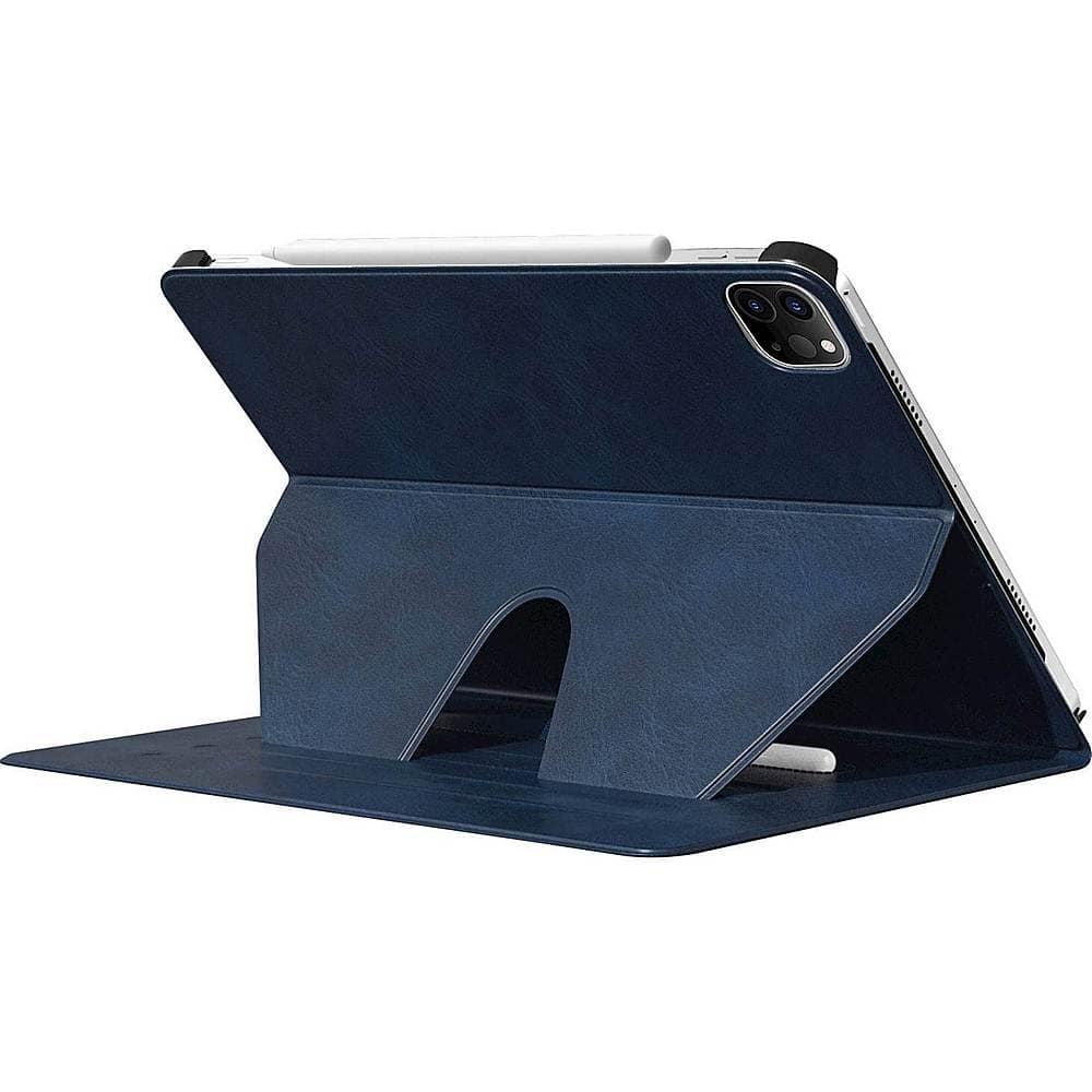 Left. SaharaCase - Indy Series Folio Case for Apple iPad Pro 11" (2nd, 3rd, and 4th Gen), iPad Air 11'' M3/M2 - Navy.
