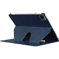 SaharaCase - Indy Series Folio Case for Apple iPad Pro 11" (2nd, 3rd, and 4th Gen 2020-2022), iPad Air 11-inch (2024) - Navy - Left_Zoom