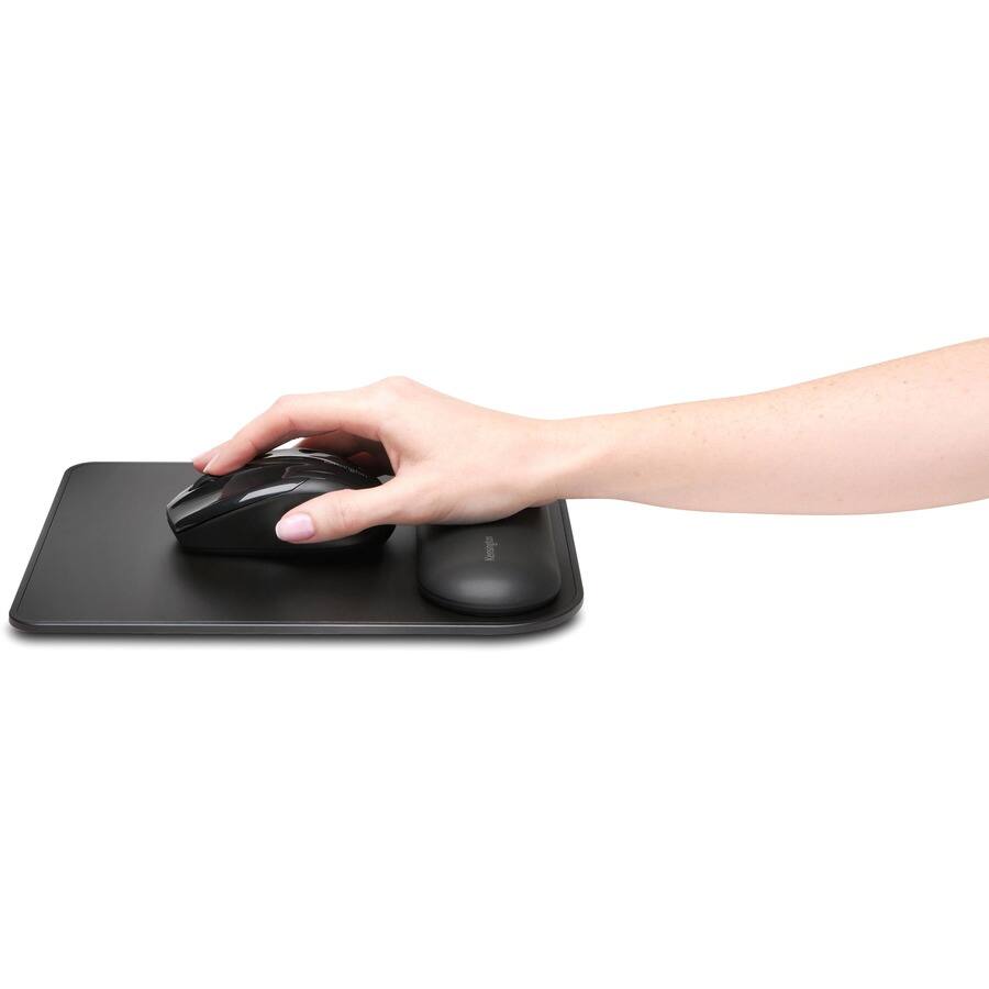 Alt View 3. Kensington - Kensington ErgoSoft Wrist Rest Mouse Pad - 0.83" Height x 7.68" Width - Gel - Skid Proof - Unknown.