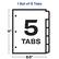 1 Set of 5 Tabs
5 Tabs
11" x 8.5"