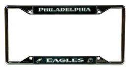 Rico Industries - Philadelphia Football Eagles Football Chrome EZ View License Plate Frame - Multi