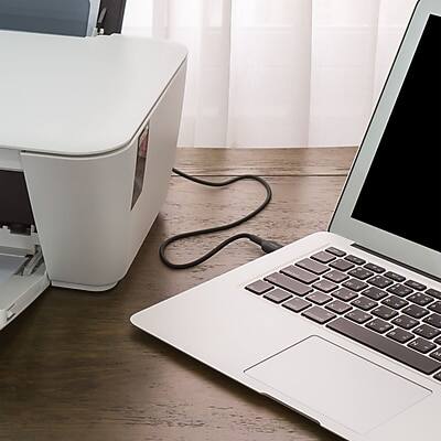 Alt View 7. Staples TECH - Staples TECH Micro USB to USB-A Charging Cable, 6.5 ft., Black (ST62328) - Black.