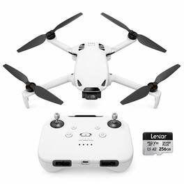 SKYROVER - S1 4K/60fps Camera Drone with 256GB microSD Card, 3-Axis Gimbal, 40-Min Flight Time, Auto Tracking, Smart RTH - White