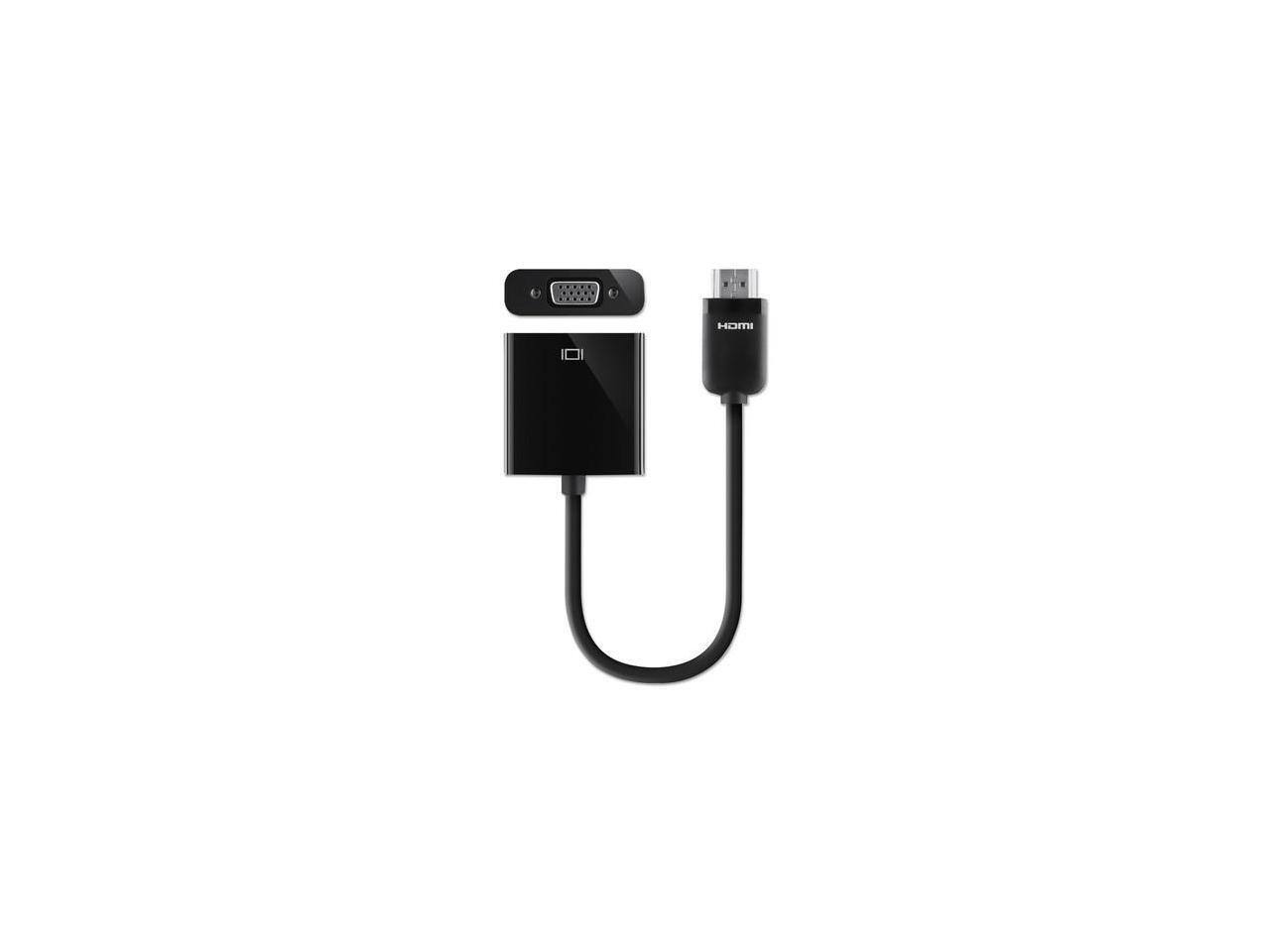 Alt View 5. Belkin - F2CD058 5 in. HDMI to VGA + 3.5 mm Audio Adapter - Black - Black.