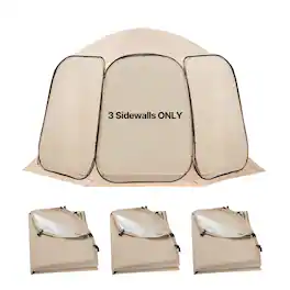VEVOR - Sun Shade Sail Canopy Covers, Fit for 12 x 11 ft Screen House Tent, Sun Protection, 5.51 x 4.59 ft 300D Oxford - Beige