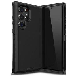 Kitcheniva - Belt Clip Kickstand Phone Case For Samsung Galaxy S24 Ultra - Black