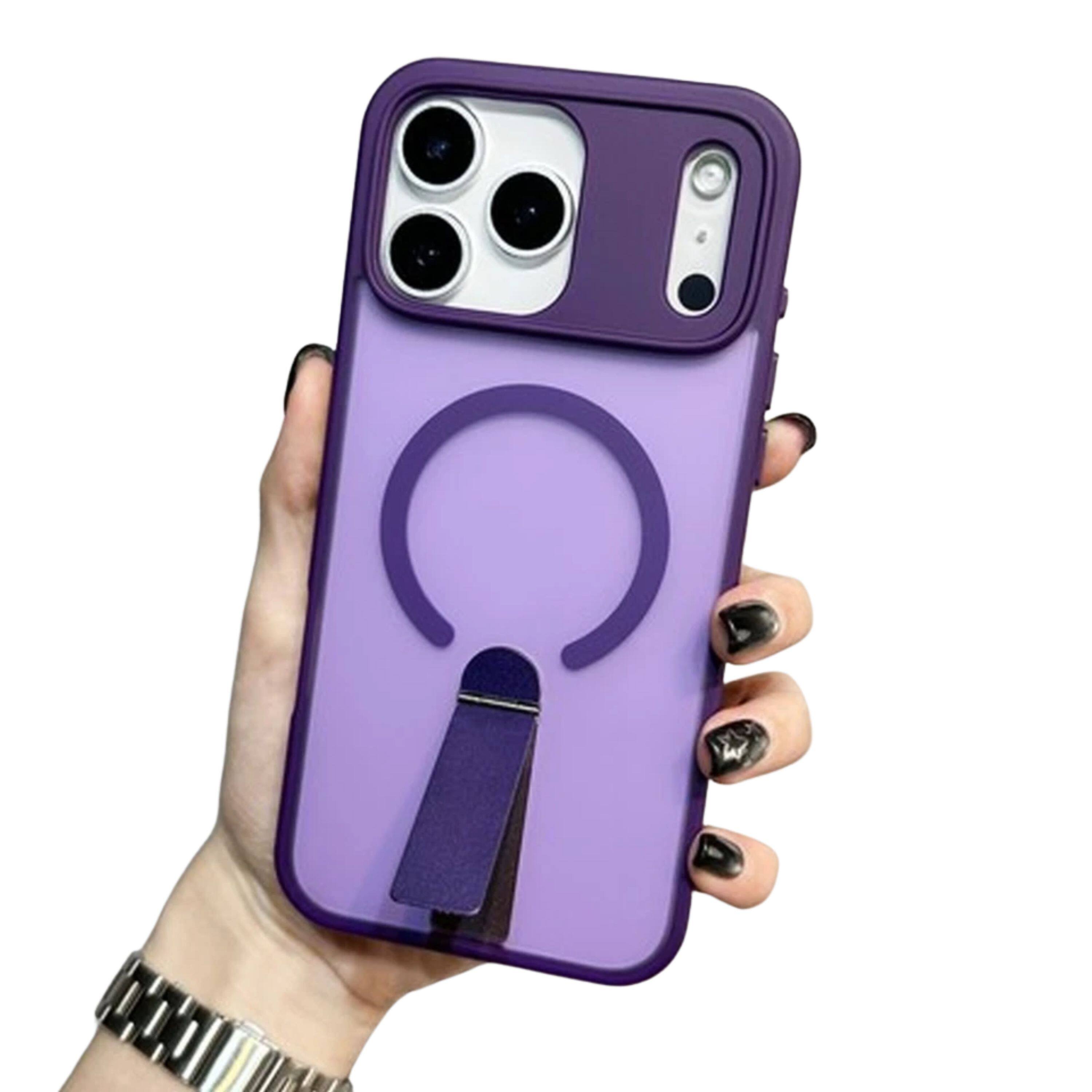 Front. Kitcheniva - Shockproof Phone Cover For iPhone 17 Air Purple - Purple.