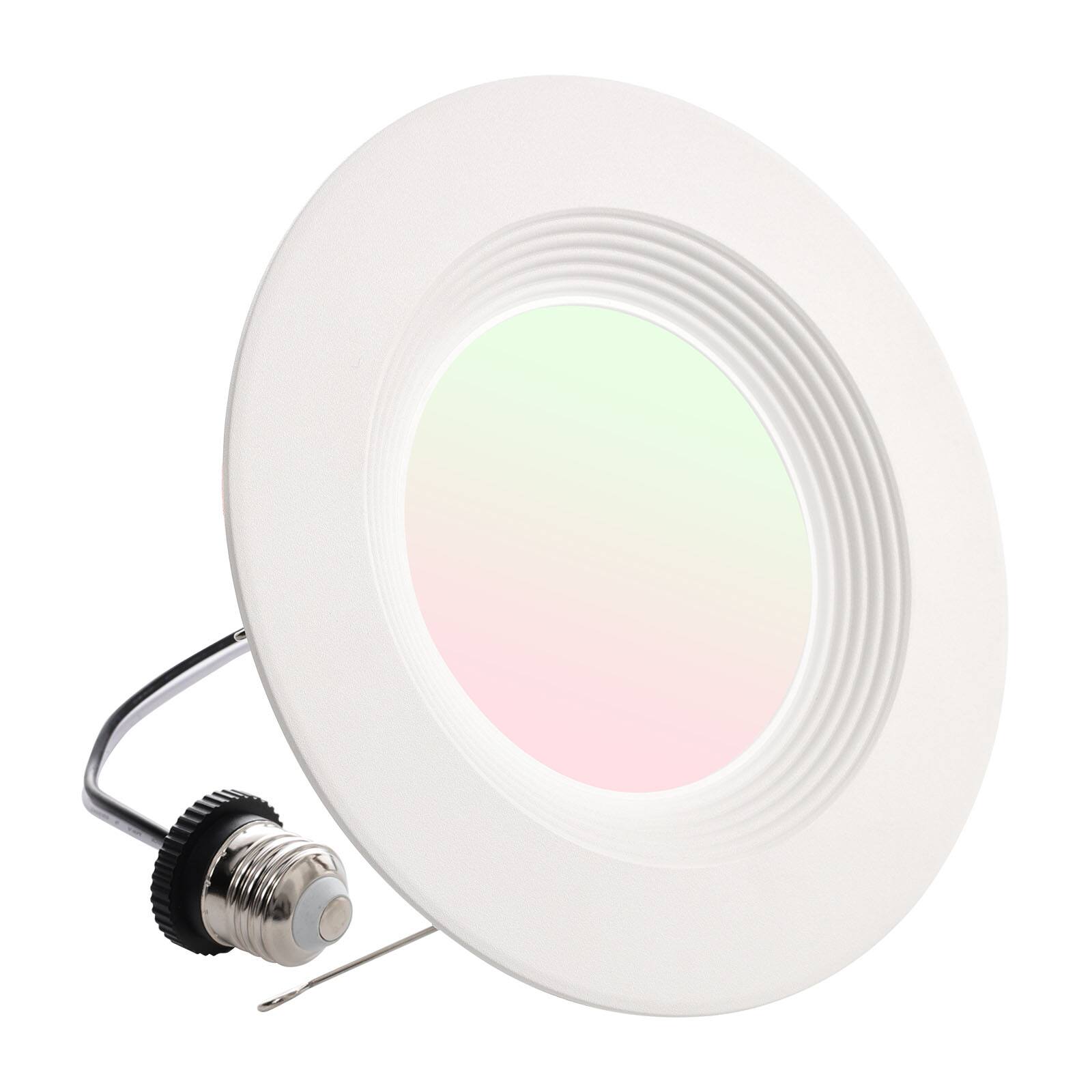 Alt View 5. VEVOR - 12 Pack LED Recessed Lighting, 5/6 Inch, Retrofit Can Lights, 1050 LM 13W 120V, Selectable 5CCT 2700K/3000K/3500K/4000K - White.