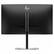Back. HP - 27" IPS LCD 100Hz Monitor (USB) - Sleek Black, Silver, Dual Color.