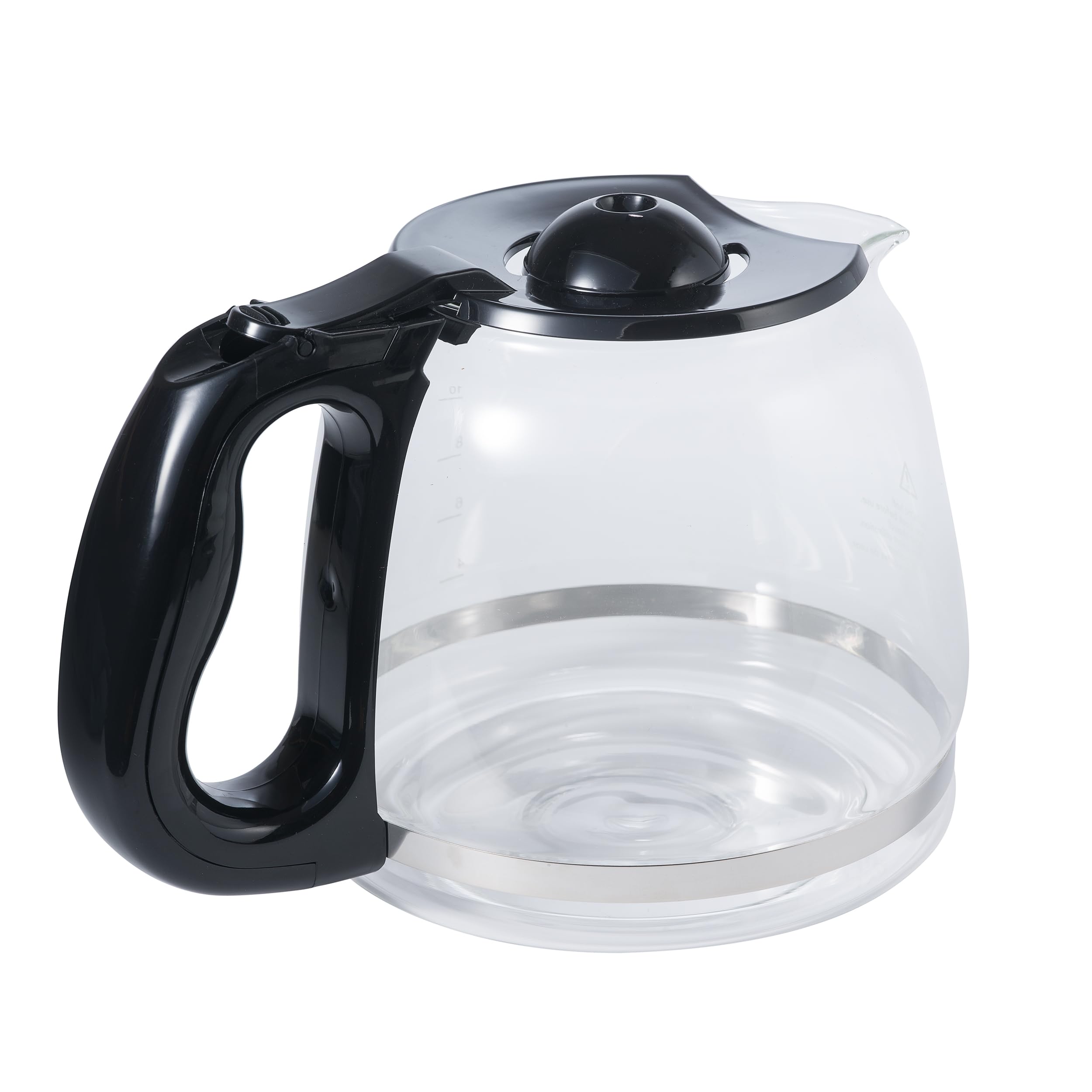 Alt View 4. Dapper Styles - Replacement 12-cup Glass Carafe For +decker Coffee Makers (2 Extra Lids) - Default.