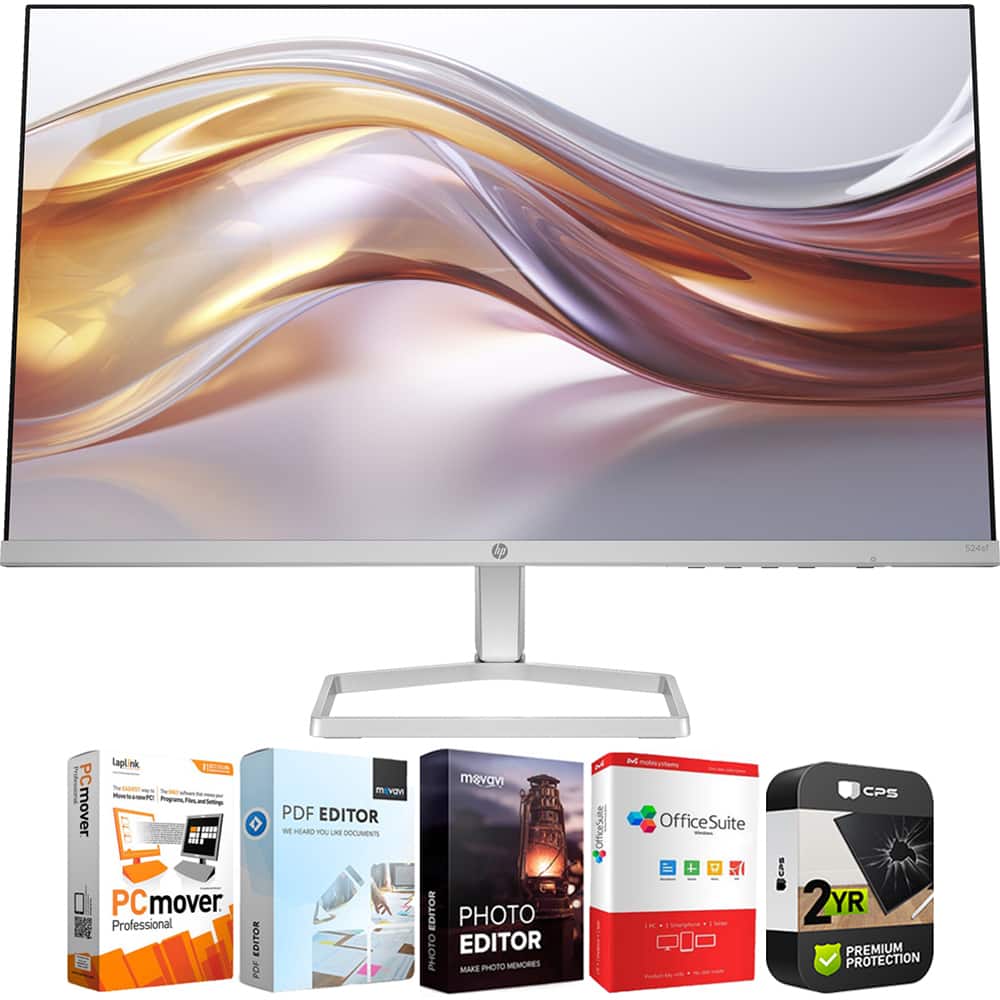HP - Series 5 24 FHD IPS Monitor with Softwares & 2 Year Warranty