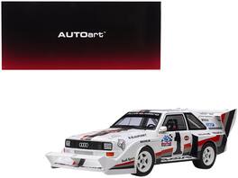 Audi Quattro S1 #1 Walter Roehrl Winner Pikes Peak (1987) 1/18 Model Car by Autoart - White