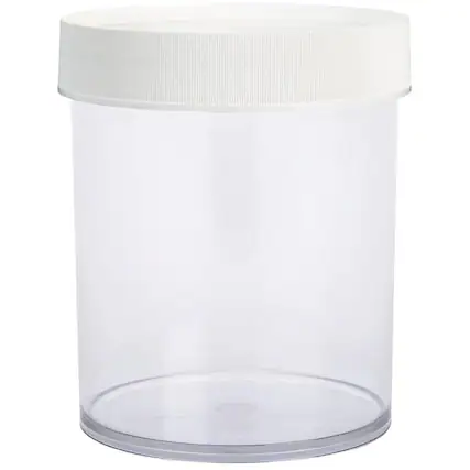 Front. Nalgene - Nalgene Polypropylene Wide Mouth Storage Jar - 32 oz. - Clear - Clear.