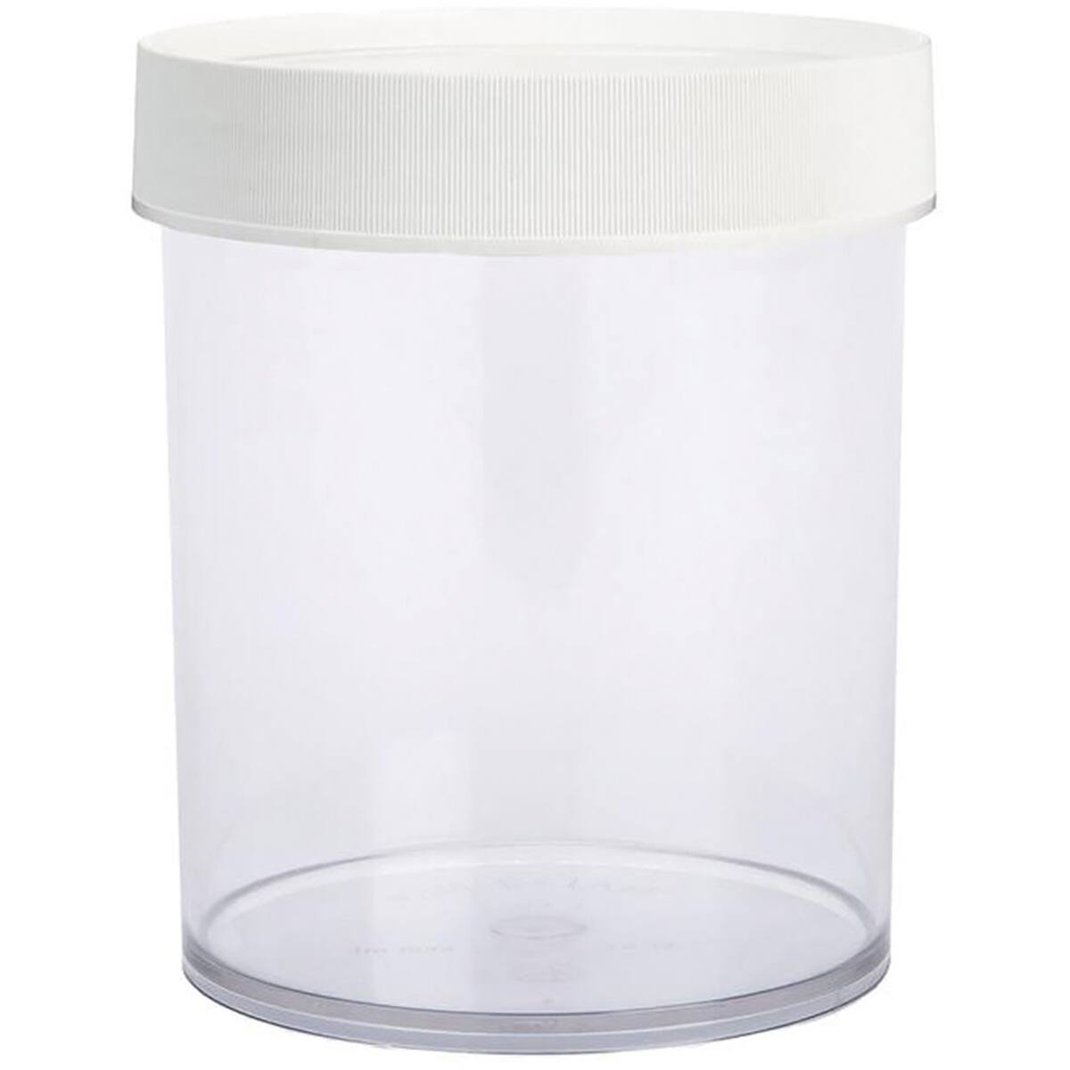 Front. Nalgene - Nalgene Polypropylene Wide Mouth Storage Jar - 32 oz. - Clear - Clear.