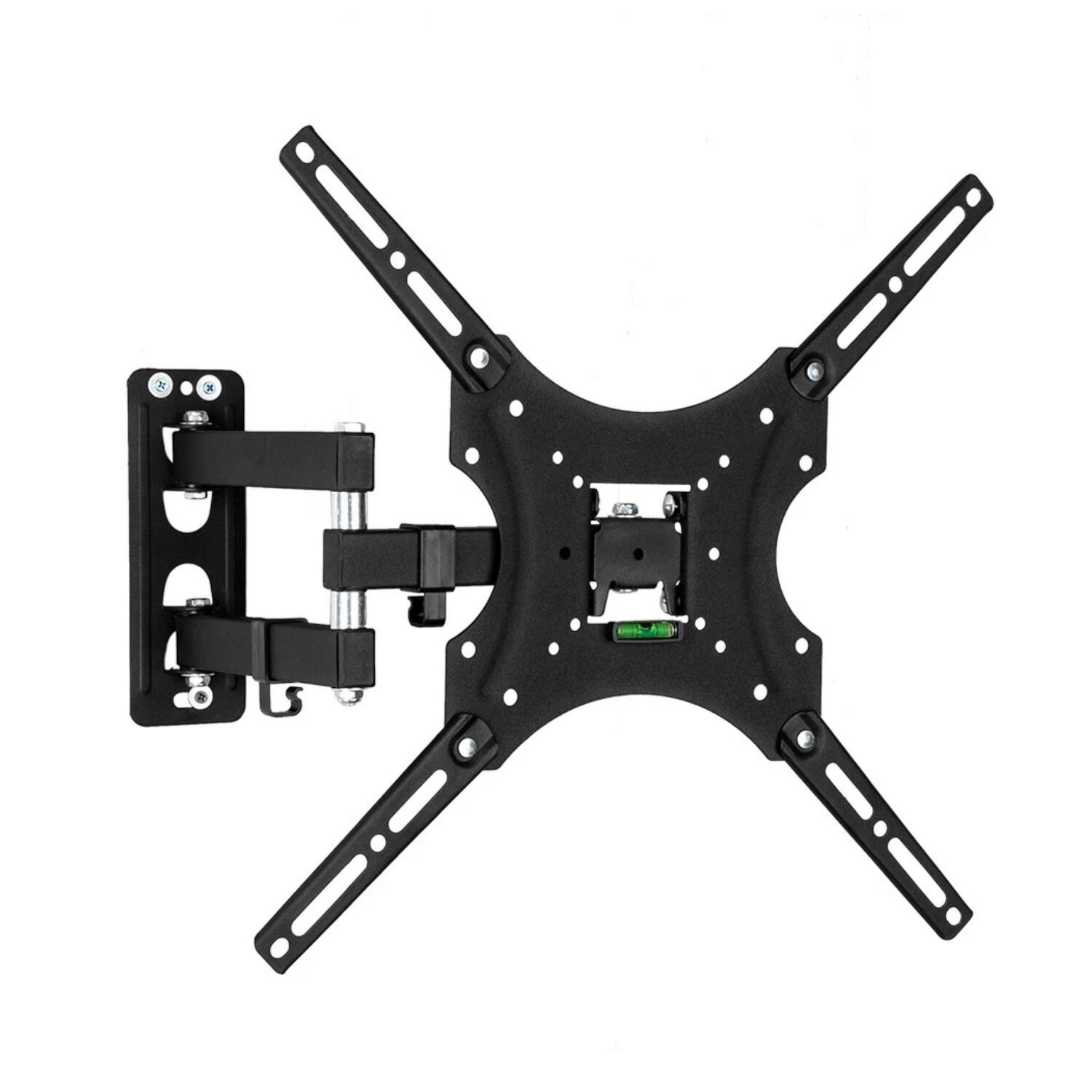 Front. Stock Preferred - TMX400 Full Motion TV Wall Mount Bracket for 26–55 Inch TVs - Black.