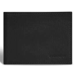 Champs - Onyx Collection Leather Top Wing Wallet - Black