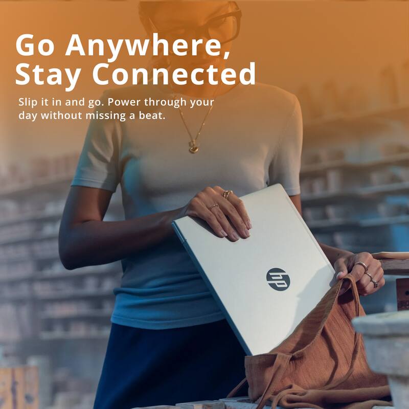 Go Anywhere, Stay Connected  
Slip it in and go. Power through your day without missing a beat.
