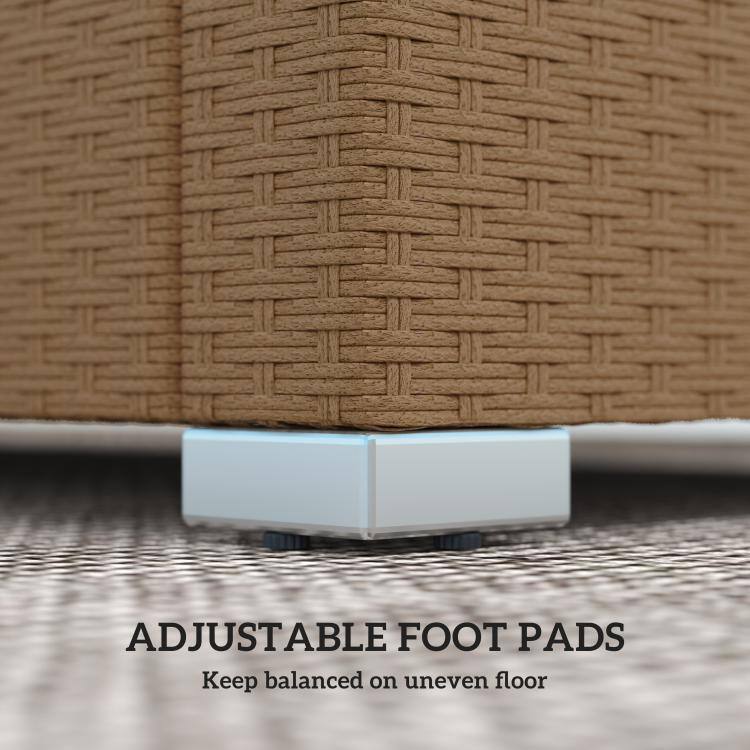 ADJUSTABLE FOOT PADS  
Keep balanced on uneven floor